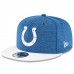 Men's Indianapolis Colts New Era Royal/White 2018 NFL Sideline Home Official 9FIFTY Snapback Adjustable Hat 3058550